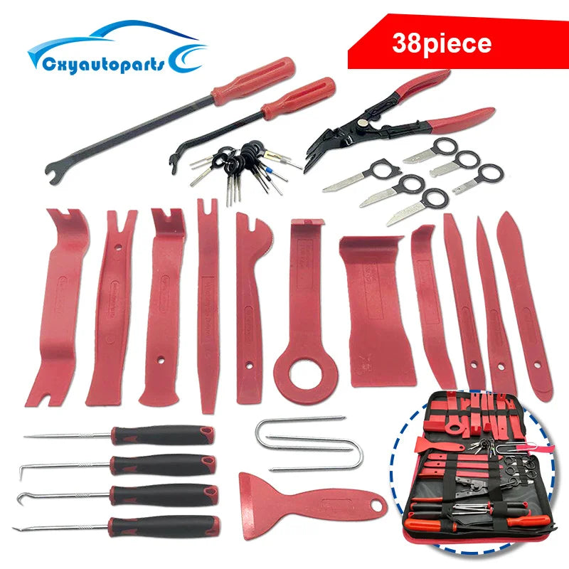 Car Interior Disassembly kit tool plastic trim removal tool car clips puller set