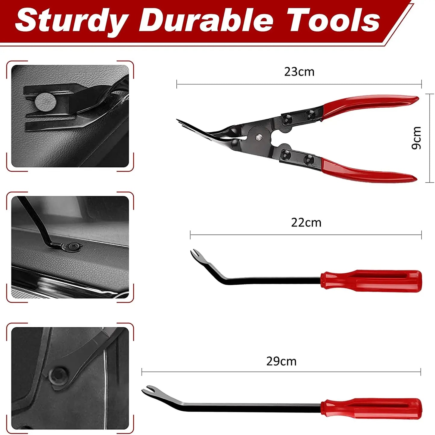 Car Interior Disassembly kit tool plastic trim removal tool car clips puller set