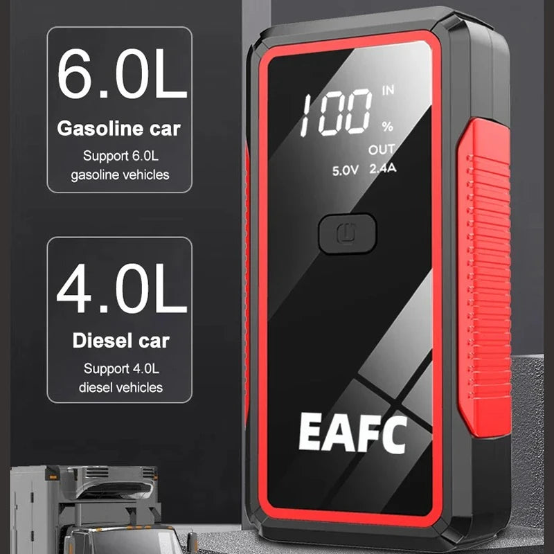 EAFC 600A / 2000A Car Jump Starter Portable Power Bank  Car Battery Booster 12V Auxiliary Starting Device