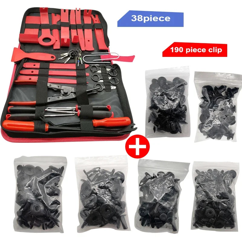 Car Interior Disassembly kit tool plastic trim removal tool car clips puller set