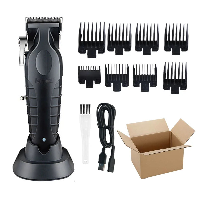 KM2296 Kemei Original Professional Rechargeable Hair Trimmer Adjustable Hair Clipper