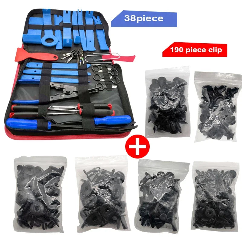 Car Interior Disassembly kit tool plastic trim removal tool car clips puller set